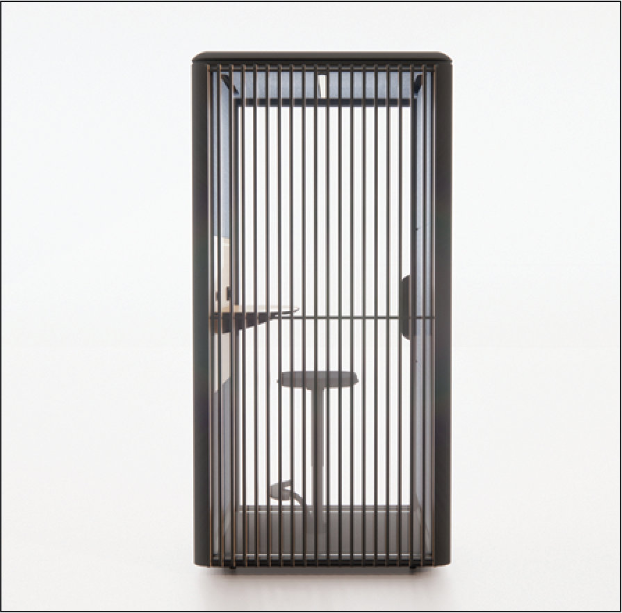 QUBIQ Compact: Optional privacy blinds at the back