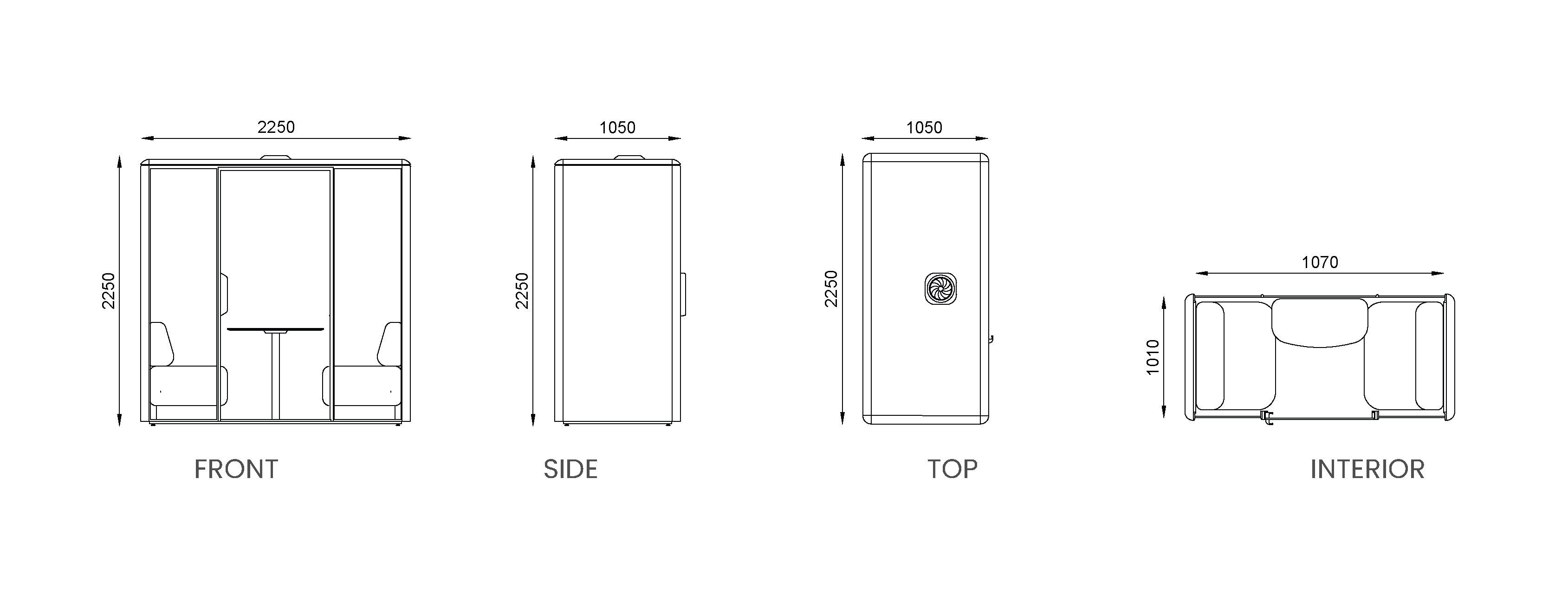 QUBIQ Duo original technical drawings