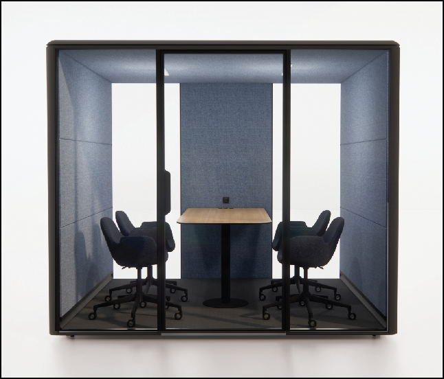QUBIQ Room-1: Optional swivel chairs with castors